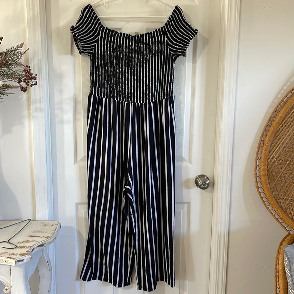 J for Justify pantsuit